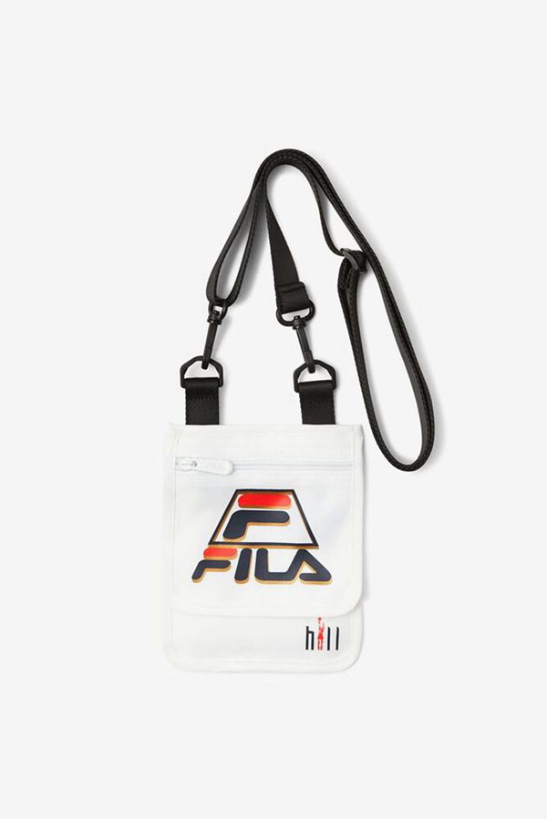 Fila Vaková Taška Biele / Červené / Zlate - Grant Hill Court Neck Pouch Vypredaj - Slovakia 08267-QD